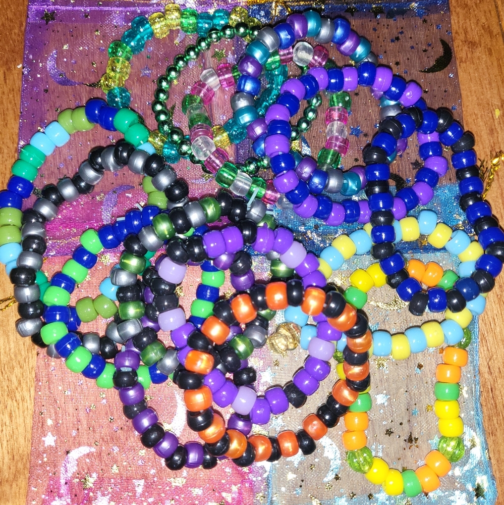 Plur kandi bracelet bundle